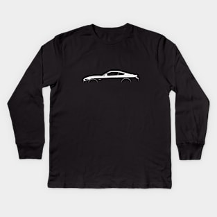 Ford Mustang GT (2018) Silhouette Kids Long Sleeve T-Shirt